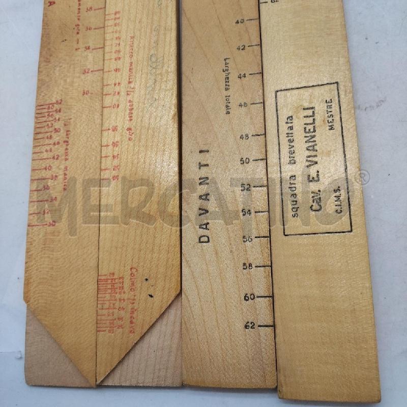 MISURATORE DA SARTA IN LEGNO PZ 4 | Mercatino dell'Usato Domodossola 3