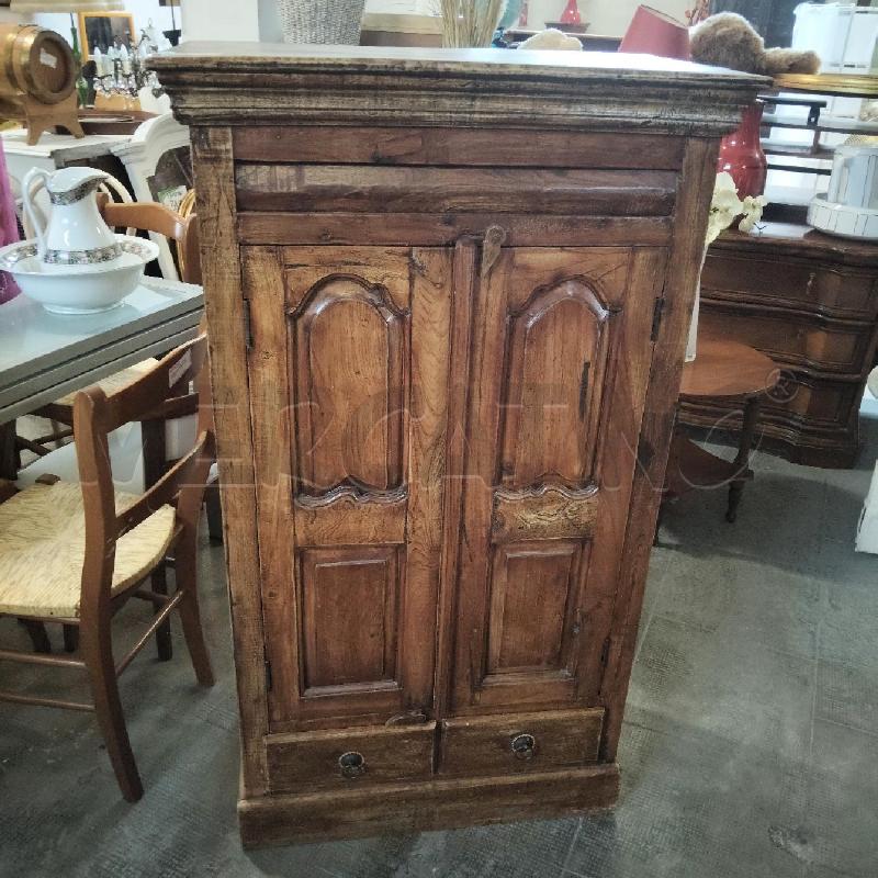 MOBILETTO LEGNO 2 ANTE 2 CASSETTI ARTE POVERA  | Mercatino dell'Usato Domodossola 1