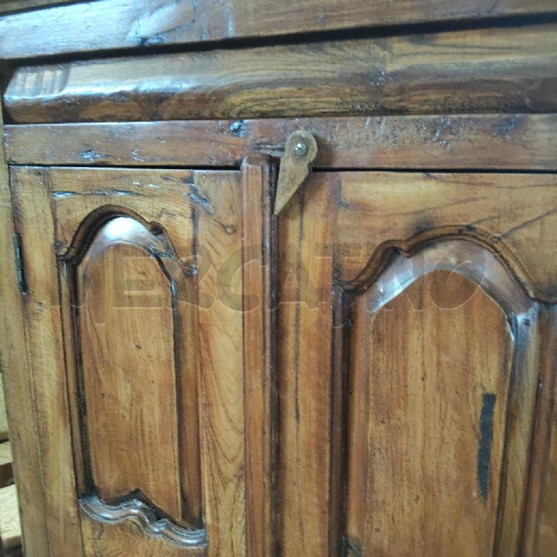 MOBILETTO LEGNO 2 ANTE 2 CASSETTI ARTE POVERA  | Mercatino dell'Usato Domodossola 4