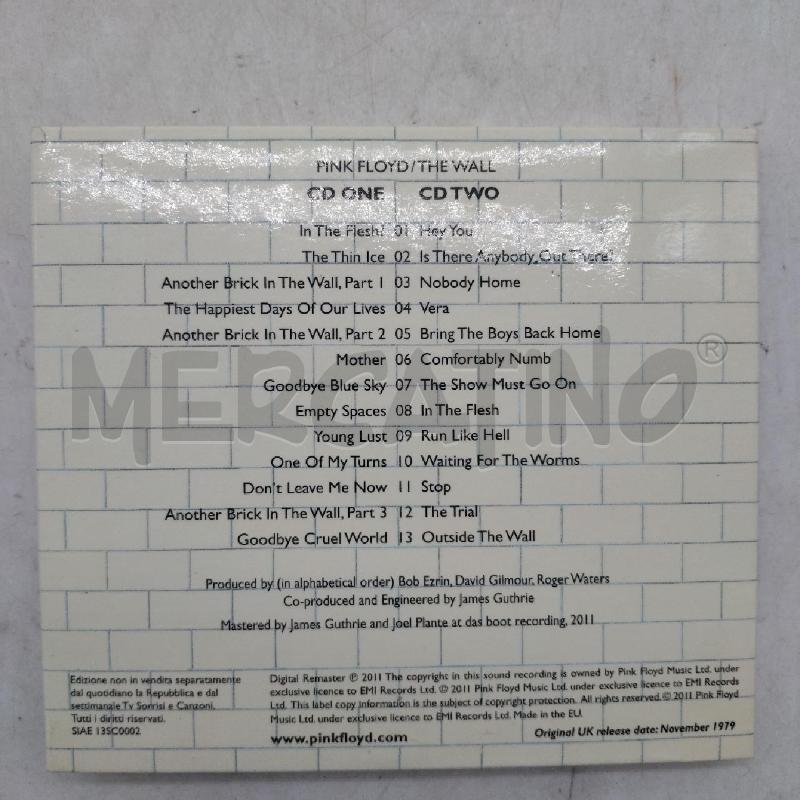 MUSICALE PINK FLOYD THE WALL | Mercatino dell'Usato Domodossola 2