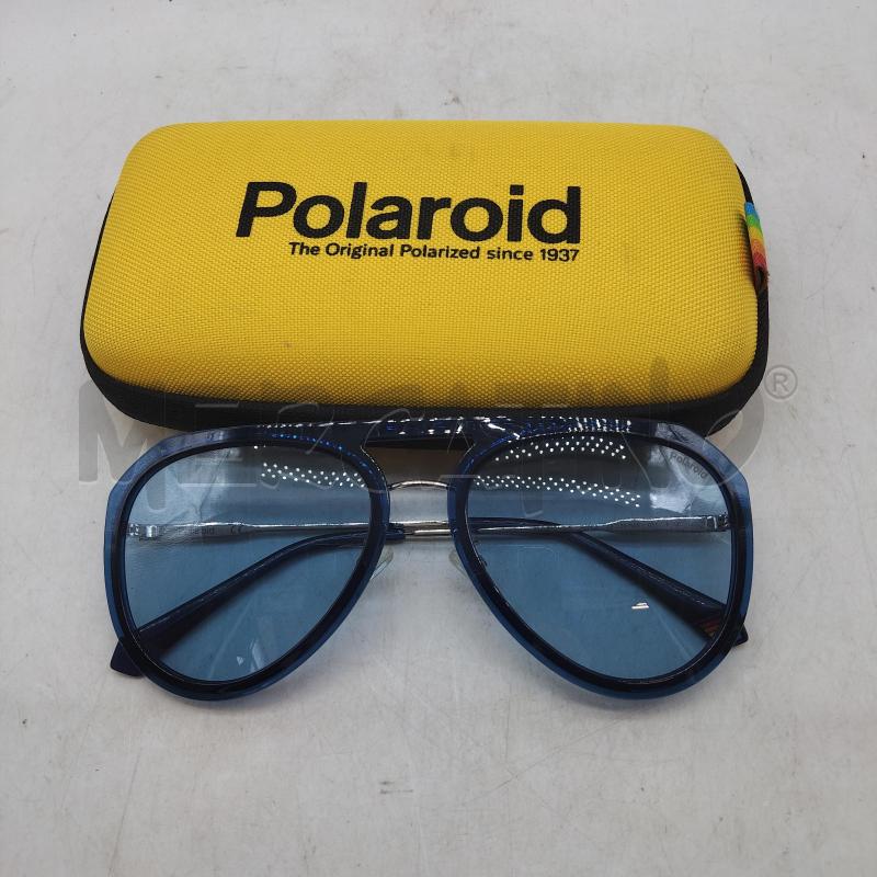 OCCHIALI SOLE POLAROID MONTATURA BLU  | Mercatino dell'Usato Domodossola 1