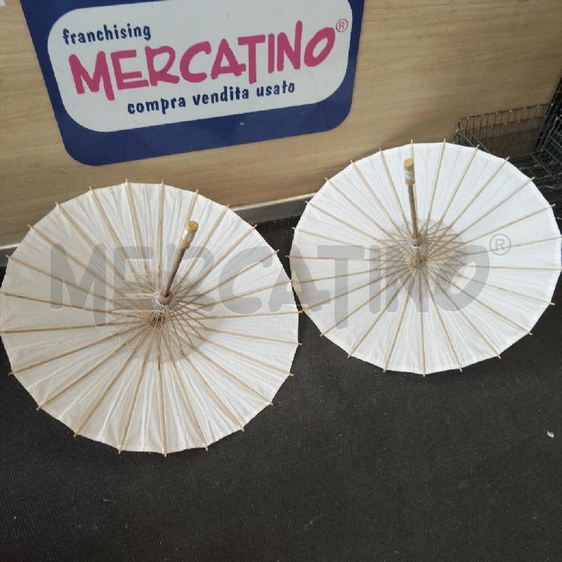 OMBRELLINO BIANCO CARTA | Mercatino dell'Usato Domodossola 1