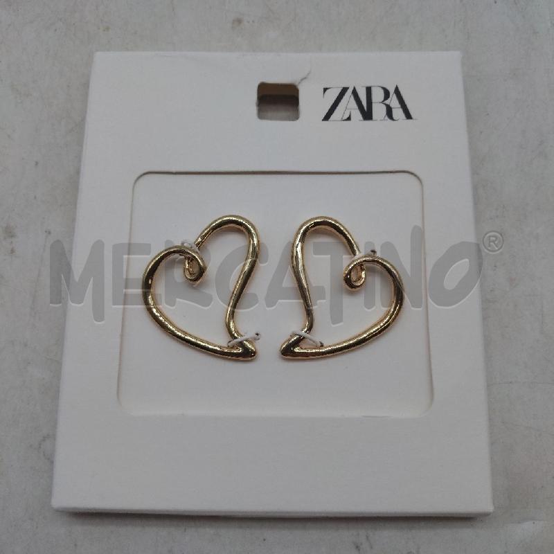 ORECCHINI ZARA CUORE DORATO  | Mercatino dell'Usato Domodossola 1