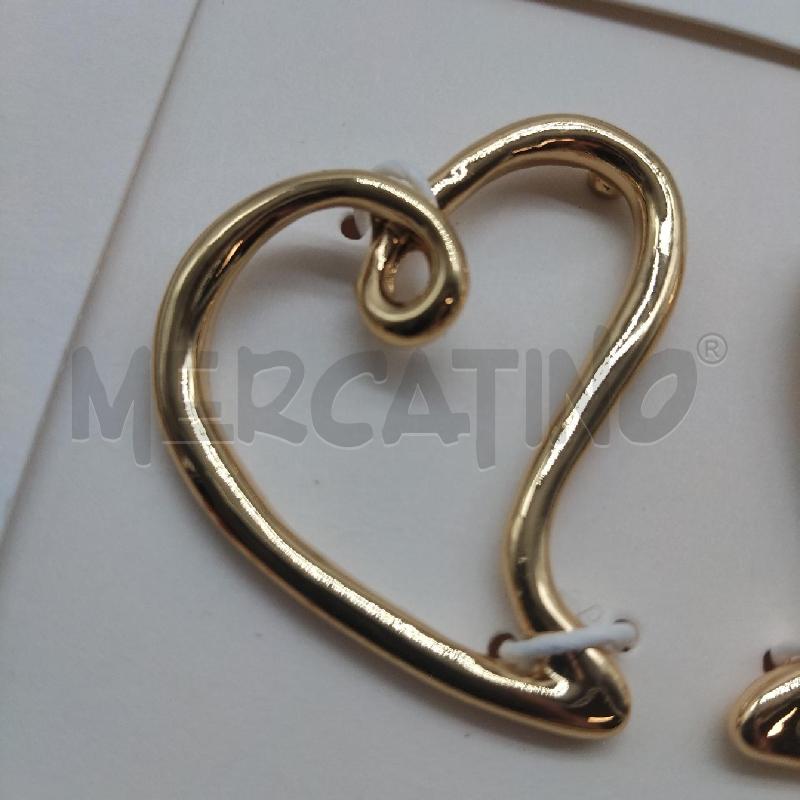 ORECCHINI ZARA CUORE DORATO  | Mercatino dell'Usato Domodossola 3