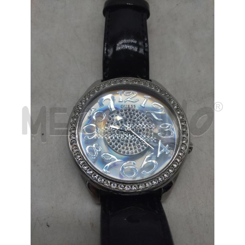 OROLOGIO DA POLSO GUESS CINTURINO NERO  | Mercatino dell'Usato Domodossola 2