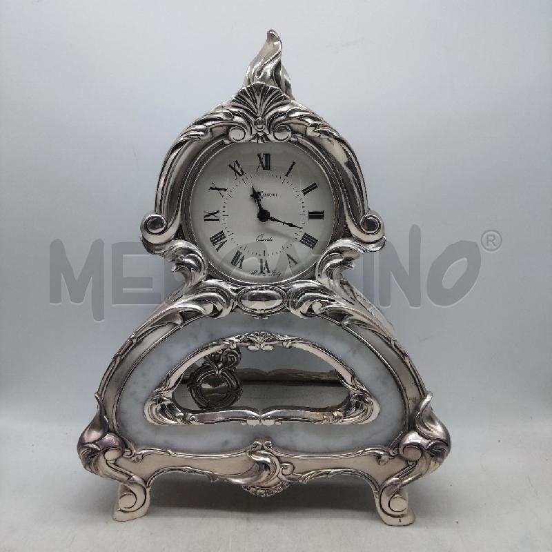 OROLOGIO DA TAVOLO LINEA ARGENTI CON PENDOLO | Mercatino dell'Usato Domodossola 1