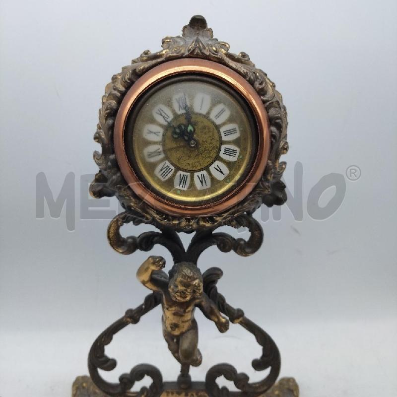 OROLOGIO DA TAVOLO OTTONE PUTTO  | Mercatino dell'Usato Domodossola 3