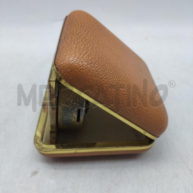 OROLOGIO DA TAVOLO VEGLIA CUSTODIA MARRONE CHIARO | Mercatino dell'Usato Domodossola 2