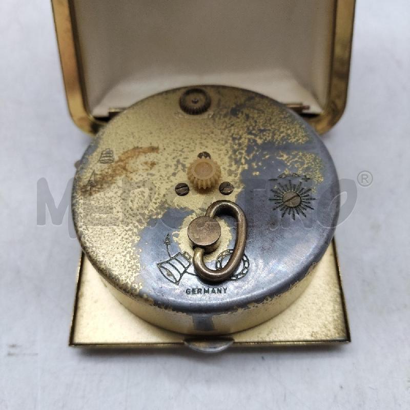 OROLOGIO DA TAVOLO VEGLIA CUSTODIA MARRONE CHIARO | Mercatino dell'Usato Domodossola 3