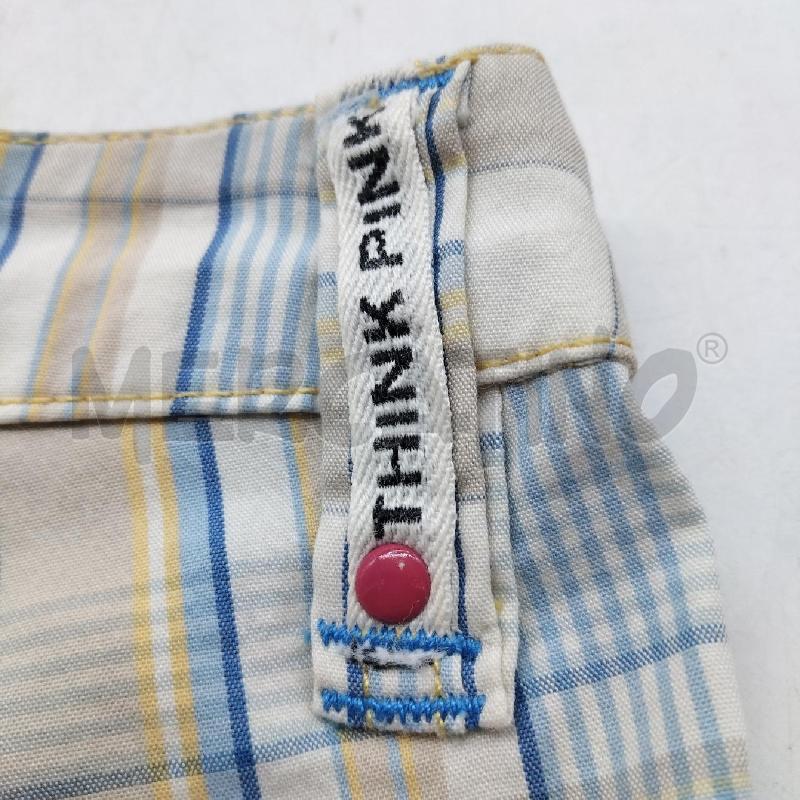 PANTALONCINO DONNA THINK PINKBEIGE AZZURRO  | Mercatino dell'Usato Domodossola 3