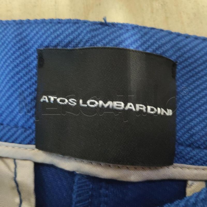 PANTALONE DONNA ATOS LOMBARDINI BLU ELETTRICO  | Mercatino dell'Usato Domodossola 3