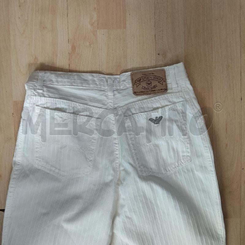 PANTALONE DONNA BIANCO ARMANI  | Mercatino dell'Usato Domodossola 3