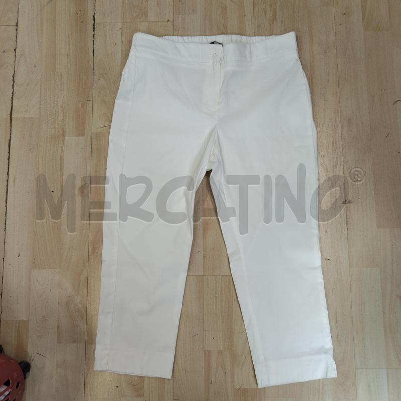 PANTALONE DONNA BIANCO FIORELLA RUBINO  | Mercatino dell'Usato Domodossola 1