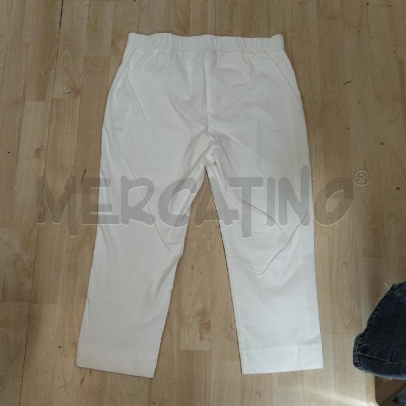PANTALONE DONNA BIANCO FIORELLA RUBINO  | Mercatino dell'Usato Domodossola 2