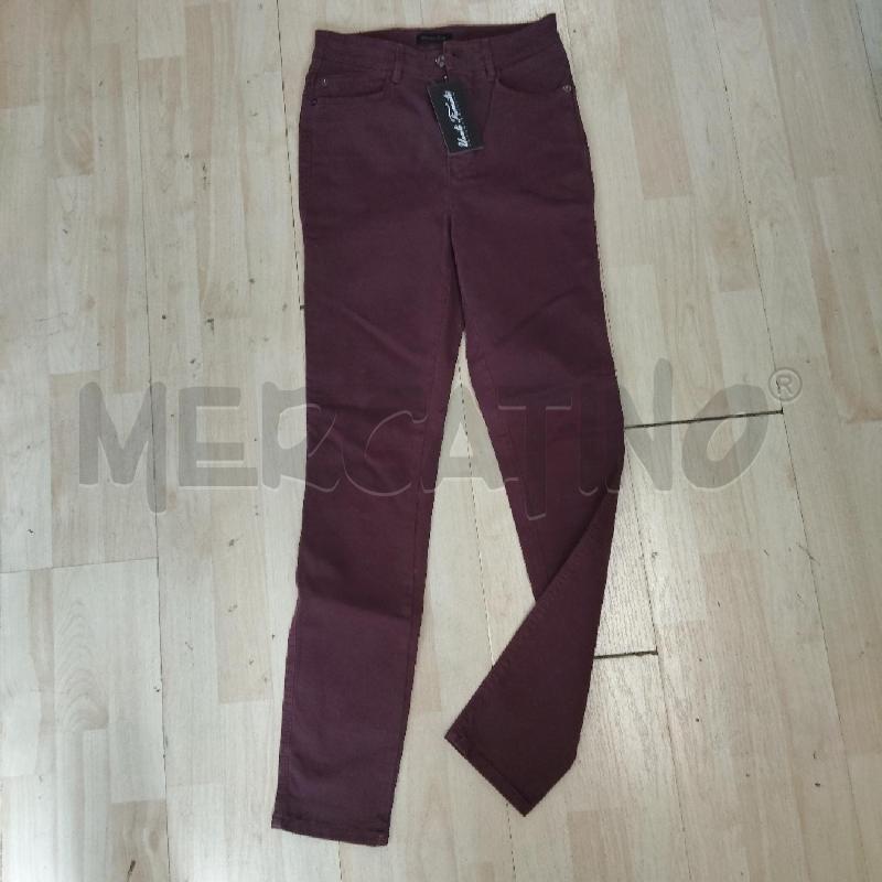 PANTALONE DONNA BURGUNDY MASSIMO DUTTI  | Mercatino dell'Usato Domodossola 1