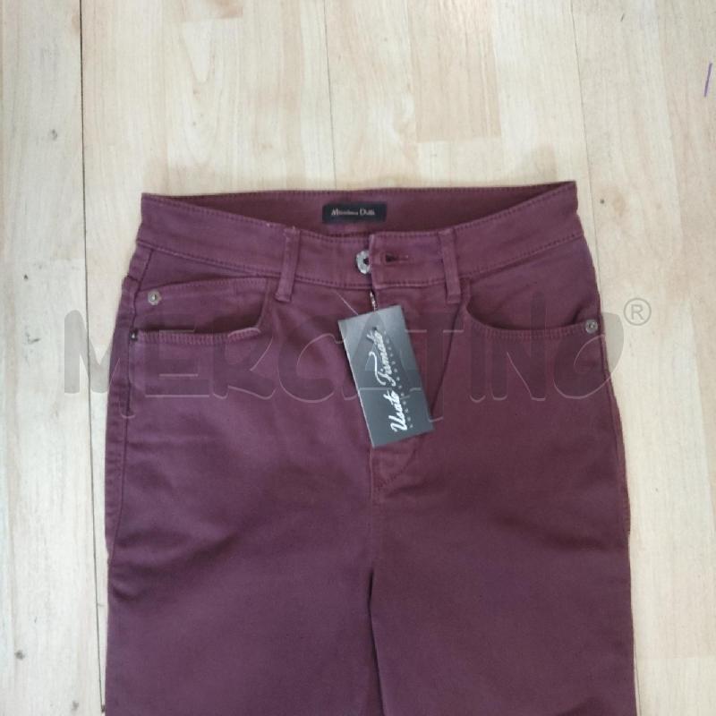 PANTALONE DONNA BURGUNDY MASSIMO DUTTI  | Mercatino dell'Usato Domodossola 2