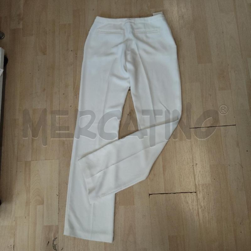 PANTALONE DONNA ELISABETTA FRANCHI BIANCO  | Mercatino dell'Usato Domodossola 3