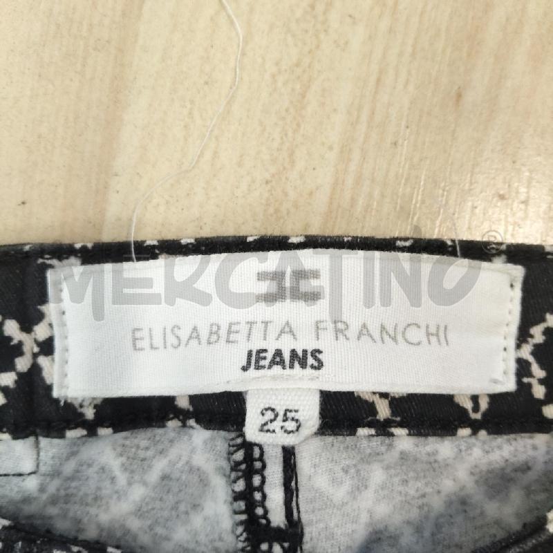 PANTALONE DONNA ELISABETTA FRANCHI BIANCO NERO 25 | Mercatino dell'Usato Domodossola 4