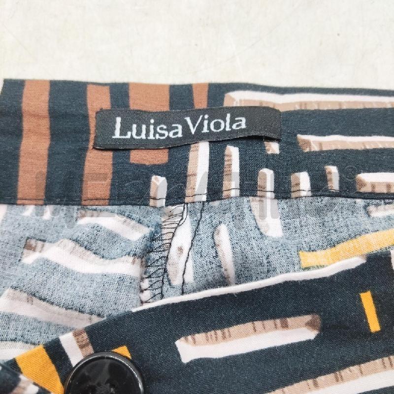 PANTALONE DONNA FANTASIA NERO GIALLO MARRONE BIANCO LUISA VIOLA | Mercatino dell'Usato Domodossola 3