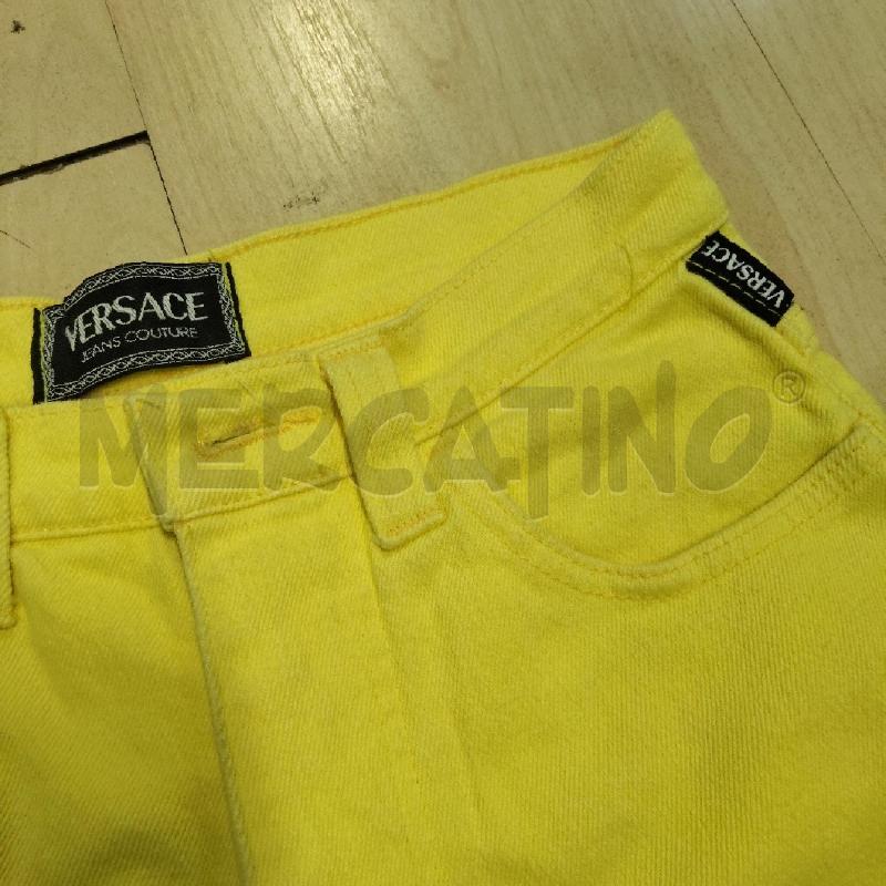 PANTALONE DONNA GIALLO VERSACE | Mercatino dell'Usato Domodossola 2