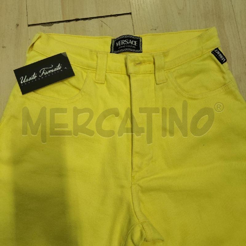 PANTALONE DONNA GIALLO VERSACE | Mercatino dell'Usato Domodossola 3