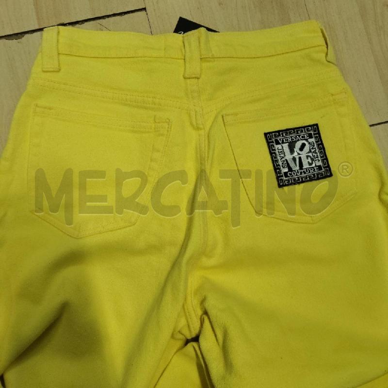 PANTALONE DONNA GIALLO VERSACE | Mercatino dell'Usato Domodossola 4