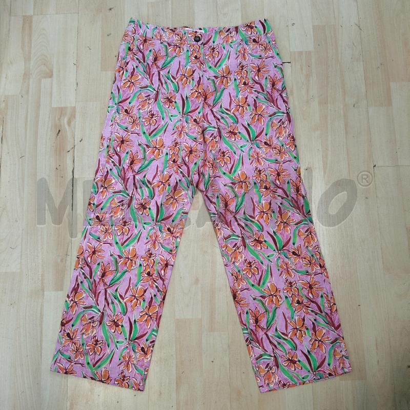 PANTALONE DONNA I BLUES ROSA FIORI  | Mercatino dell'Usato Domodossola 1