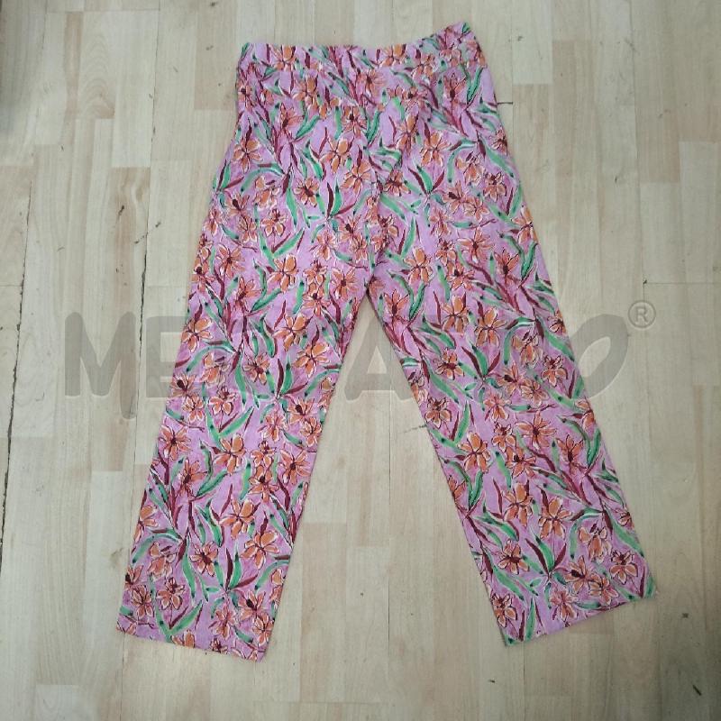 PANTALONE DONNA I BLUES ROSA FIORI  | Mercatino dell'Usato Domodossola 3