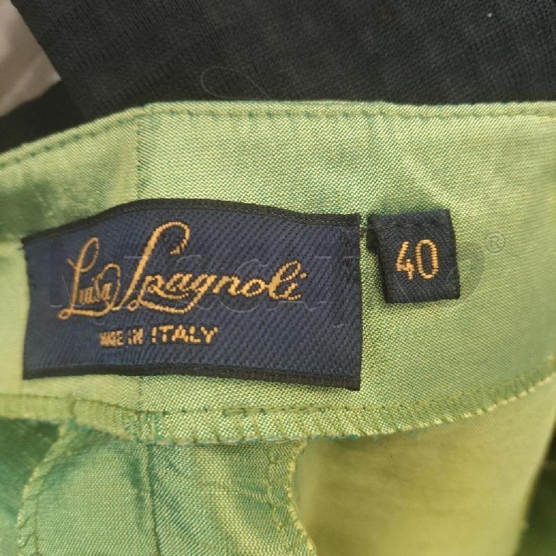 PANTALONE DONNA LUISA SPAGNOLI VERDE ACIDO  | Mercatino dell'Usato Domodossola 4