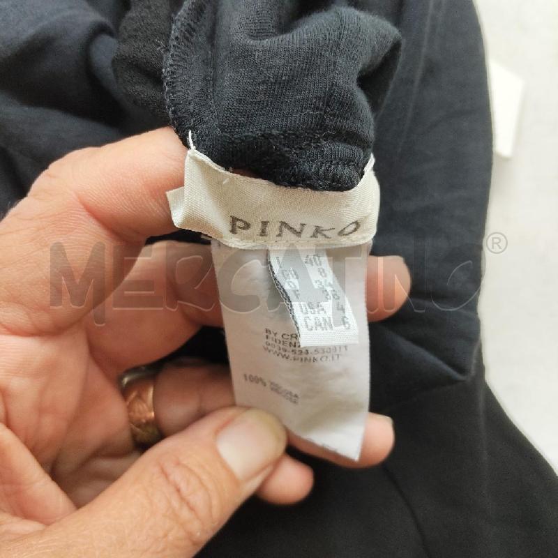 PANTALONE DONNA NERO PINKO CAVALLO BASSO FASCIA IN VITA | Mercatino dell'Usato Domodossola 3