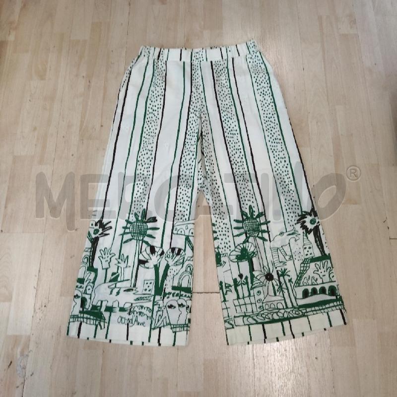 PANTALONE DONNA OTTOD'AME VERDE PANNA  | Mercatino dell'Usato Domodossola 1