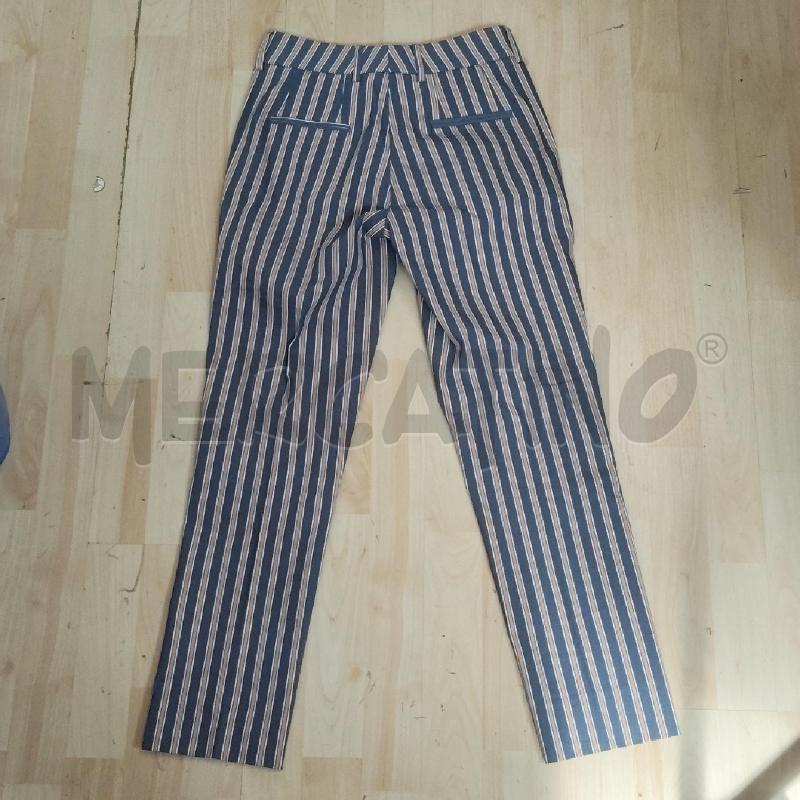 PANTALONE DONNA RIGHE BLU BEIGE HERNO | Mercatino dell'Usato Domodossola 2