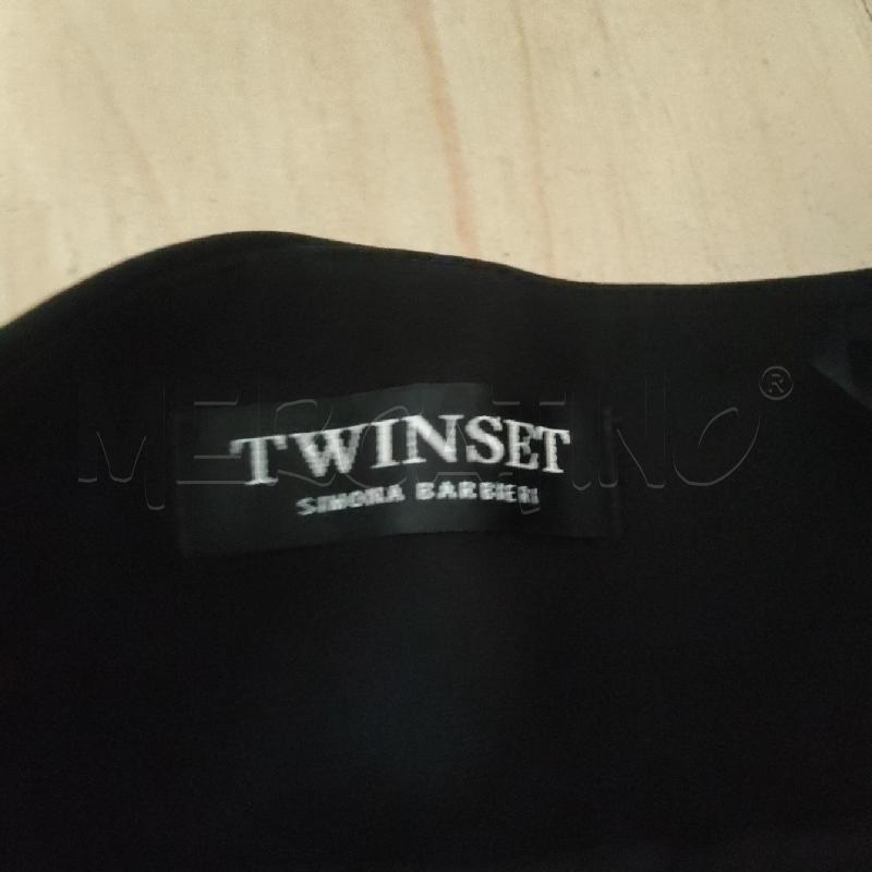PANTALONE DONNA TWIN SET NERO  | Mercatino dell'Usato Domodossola 3
