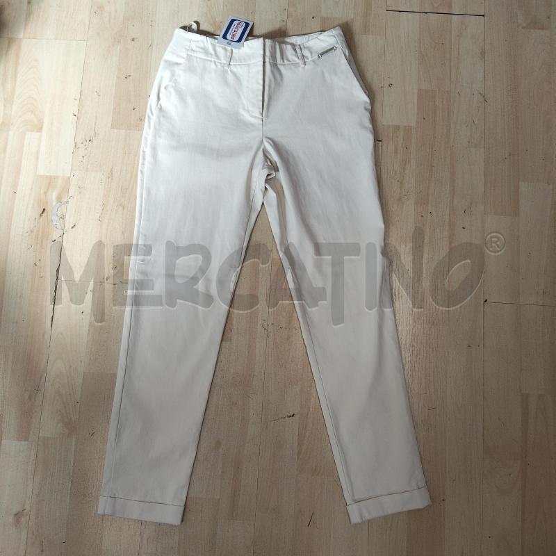PANTALONE DONNA TWIN SET PANNA | Mercatino dell'Usato Domodossola 1