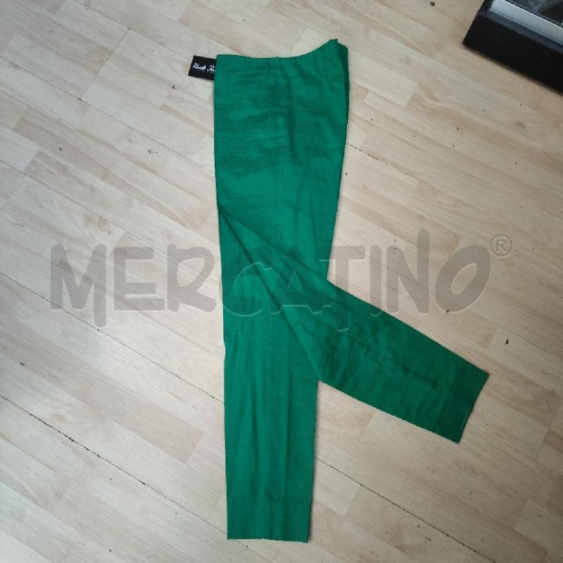 PANTALONE DONNA VERDE ELASTICIZZATI IN VITA LUISA SPAGNOLI | Mercatino dell'Usato Domodossola 1