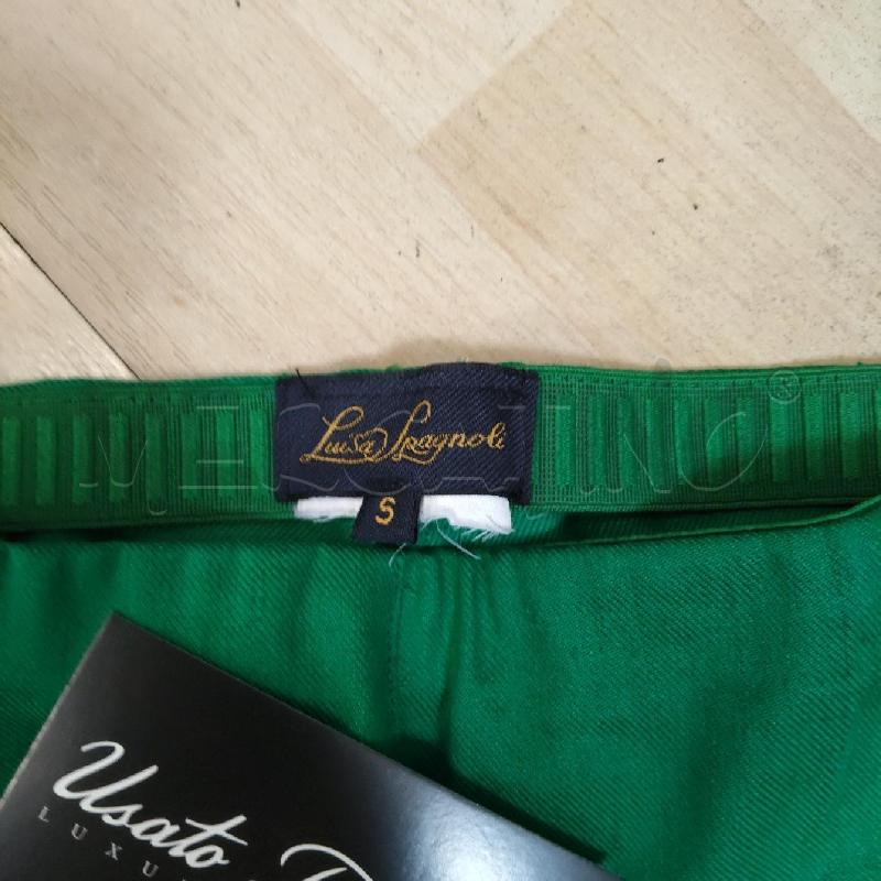 PANTALONE DONNA VERDE ELASTICIZZATI IN VITA LUISA SPAGNOLI | Mercatino dell'Usato Domodossola 3
