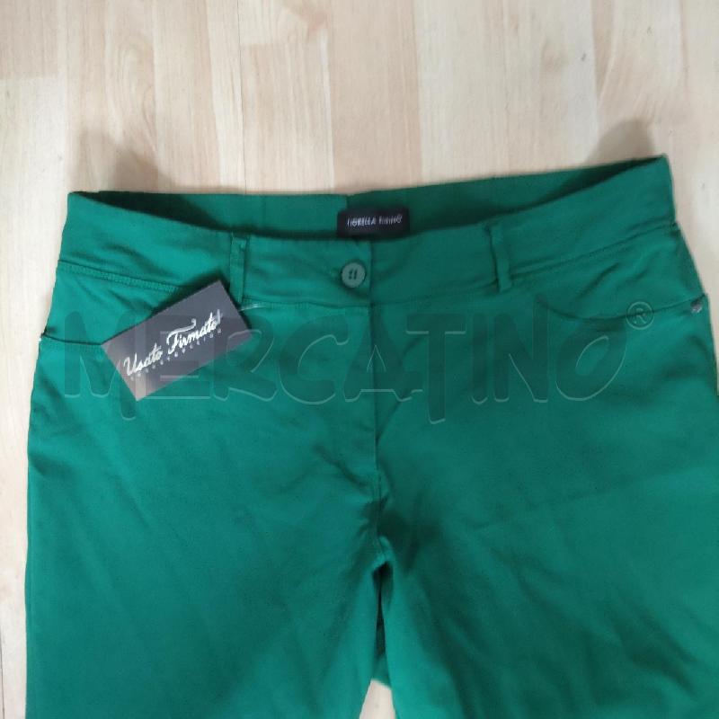 PANTALONE DONNA VERDE FIORELLA RUBINO | Mercatino dell'Usato Domodossola 2