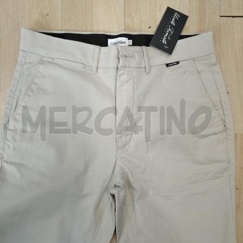 PANTALONE UOMO PANNA CALVIN KLEIN | Mercatino dell'Usato Domodossola 2
