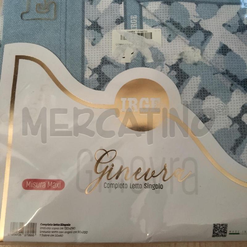 PARURE LETTO COMPLETO IRGE GINEVRA SINGOLO  | Mercatino dell'Usato Domodossola 2