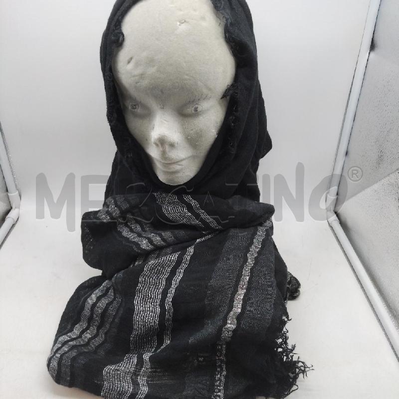 PASHMINA DONNA NERA GRIGIA ARMANI  | Mercatino dell'Usato Domodossola 1