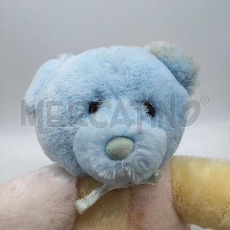PELUCHE ORSO AZZURRO ROSA GIALLO | Mercatino dell'Usato Domodossola 2