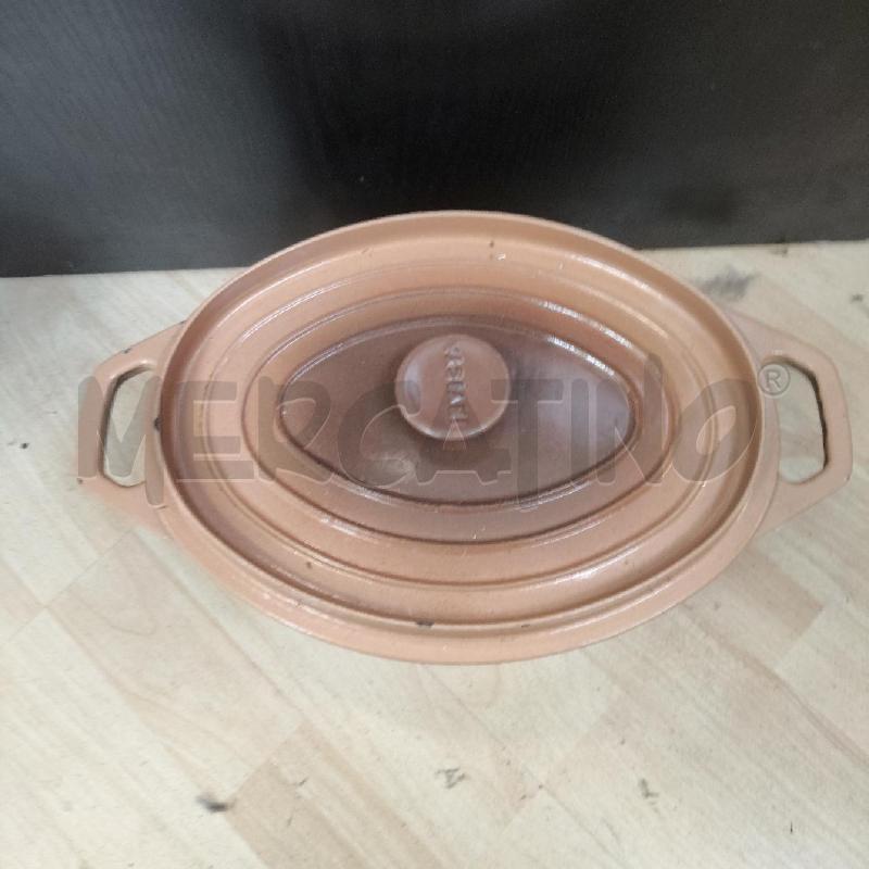 PENTOLA GHISA OVALE BEIGE  | Mercatino dell'Usato Domodossola 2