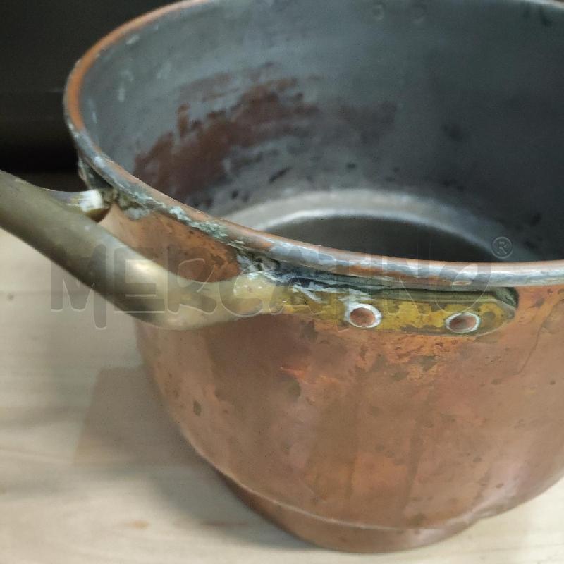 PENTOLA RAME DA STUFA | Mercatino dell'Usato Domodossola 3