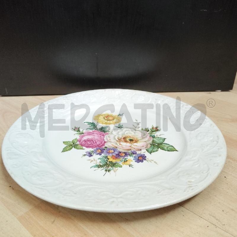 PIATTO DECORO FIORI CERAMICA LAVENO | Mercatino dell'Usato Domodossola 2