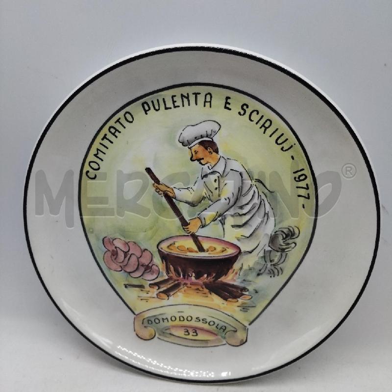 PIATTO PULENTA E SCIRIUJ 1977 | Mercatino dell'Usato Domodossola 1