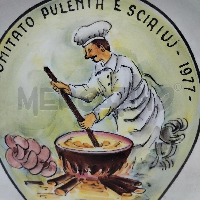 PIATTO PULENTA E SCIRIUJ 1977 | Mercatino dell'Usato Domodossola 2