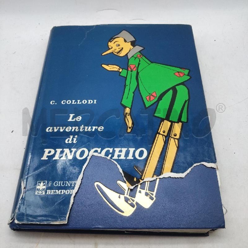 PINOCCHIO GIUNTI ED. 1973 COPERTINA ROTTA | Mercatino dell'Usato Domodossola 1