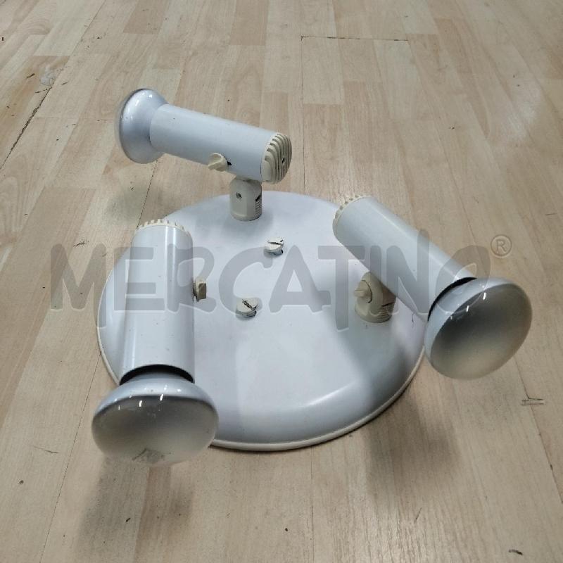 PLAFONIERA TARGETTI 3 LUCI MODERNARIATO | Mercatino dell'Usato Domodossola 2