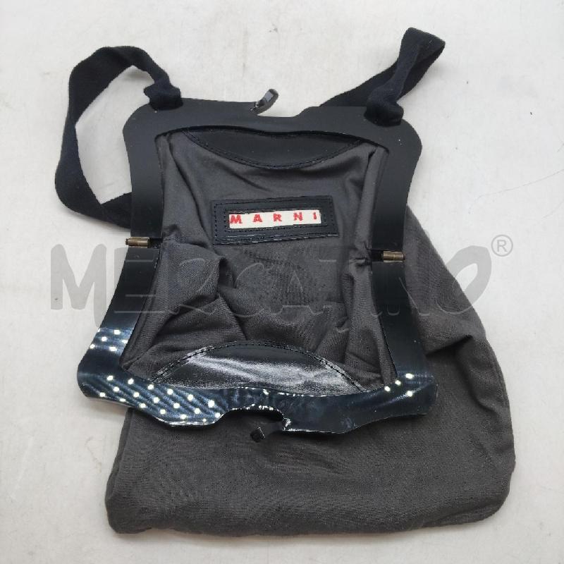 POCHETTE DONNA  GRIGIO NERO STOFFA MARNI | Mercatino dell'Usato Domodossola 2