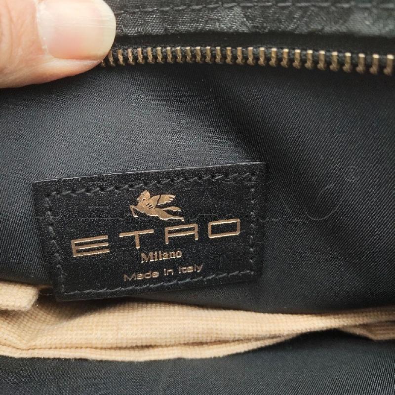 POCHETTE NERA DAMSCATA ETRO | Mercatino dell'Usato Domodossola 3